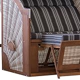 Strandkorb Trendy Pure Classic Seashell – anthrazit - 2