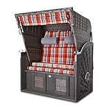 Strandkorb Trendy Pure Classic Sun Grey - 4