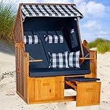 LILIMO Strandkorb Ostsee blau - 2